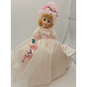 Vtg Madame Alexander Flower Girl Doll 1122 Portrettes 1988 Original Box Stand